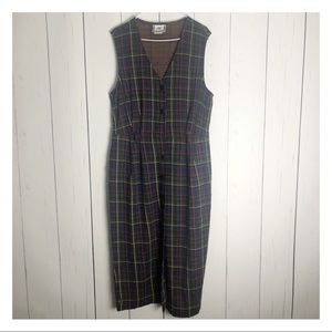 Plaid Long Dress